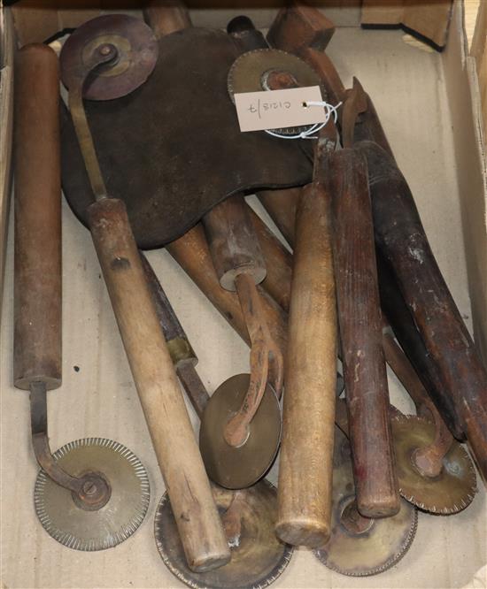 A leather furniture workers tools